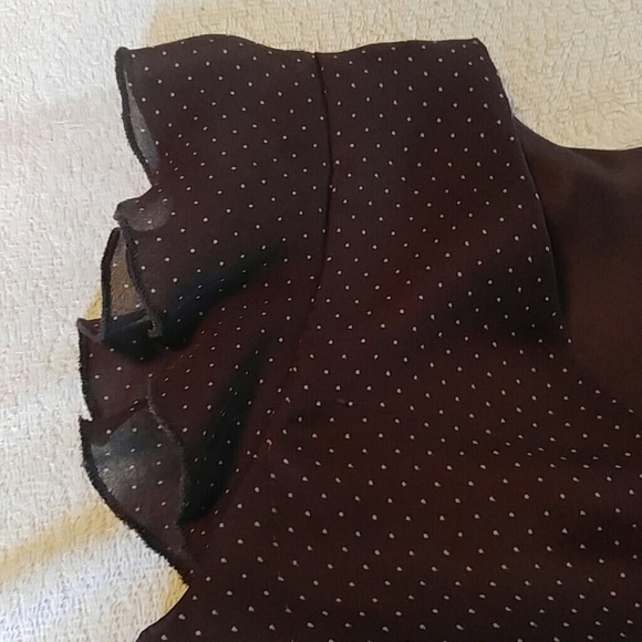 Brown polka dot dress - Picture 4 of 5